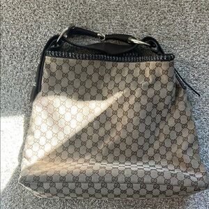 Large Beige and Brown Women's Bag